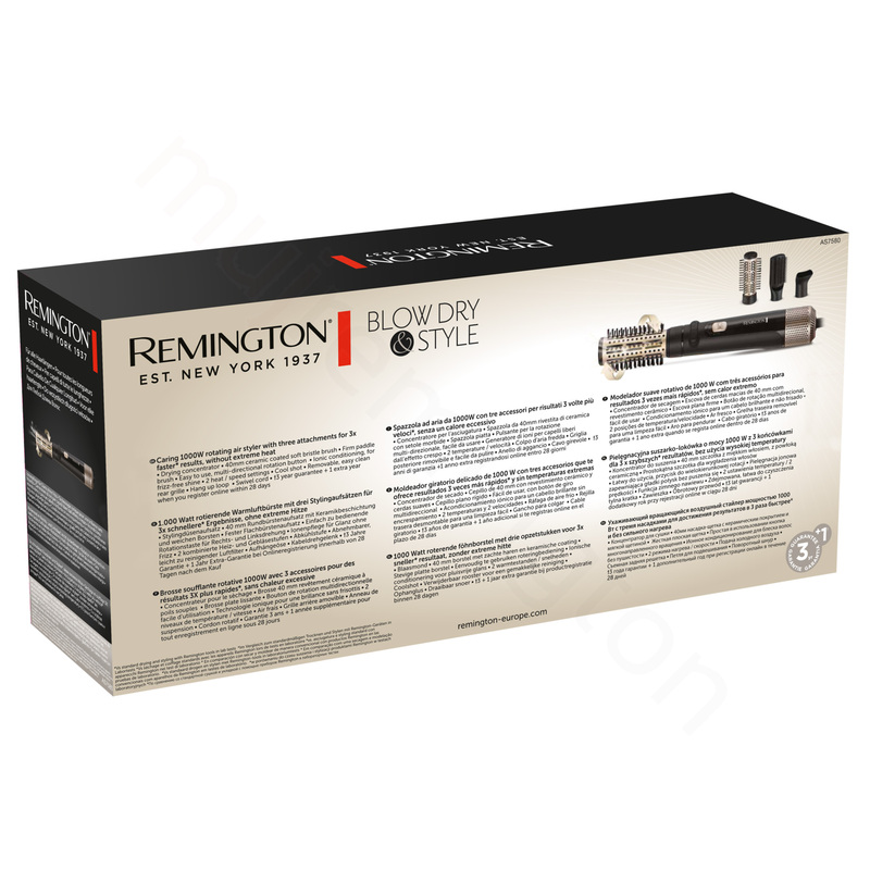 Remington Rotační horkovzdušná kulma AS7580 Blow Dry and Styl