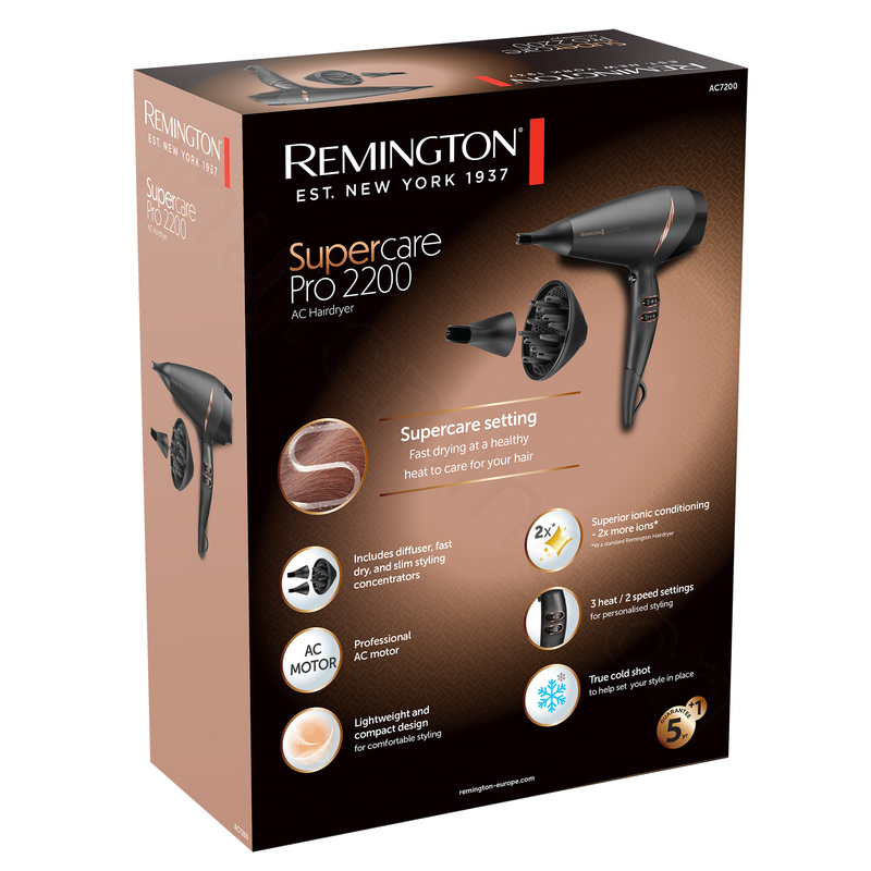 Remington Fén na vlasy AC7200 Supercare Pro 2200