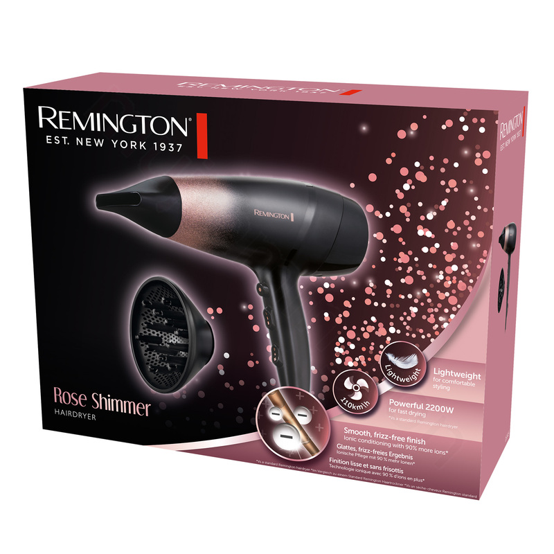 Remington Fén na vlasy D5305 Rose Shimmer