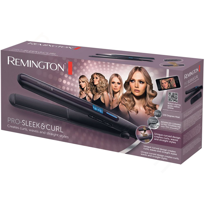 Remington Žehlička na vlasy Pro-Sleek & Curl S6505
