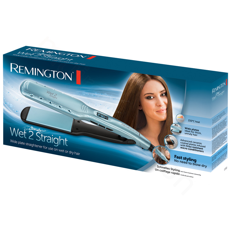 Remington Žehlička na vlasy s širokými plotnami Wet2Straight S7350